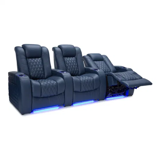Cadeira de home theater de luxo personalizada com poltrona reclinável para sofá da sala de estar